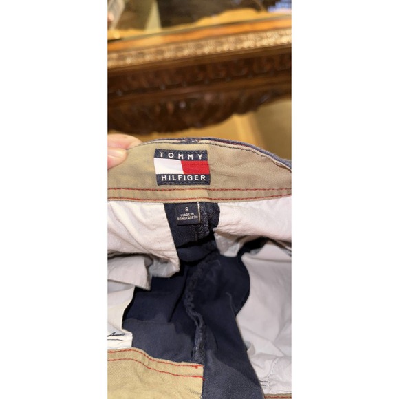 Boys Tommy Hilfiger Navy Cargo Pants Size 8 - Picture 3 of 3